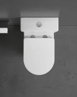 Atlantic duoblok toilet Jerry wit D-vorm