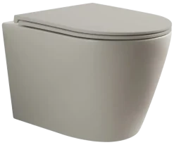 Atlantic hangend toilet Joey mat greige