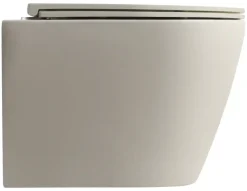 Atlantic hangend toilet Joey mat greige