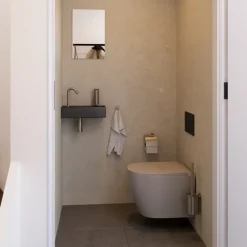 Atlantic hangend toilet Joey mat greige