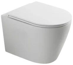 Atlantic hangend toilet Joey mat wit
