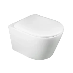 Atlantic hangend toilet Wesley wit