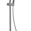 Atlantic regendoucheset Asher met handdouche 3 standen en thermostaatkraan gunmetal - hartafstand kraan 15 cm