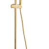 Atlantic regendoucheset Asher met handdouche 3 standen en thermostaatkraan goud - - hartafstand kraan 15 cm