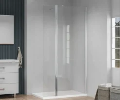 Atlantic Sapelo scharnierende zijwand 30x195 cm