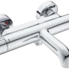 Atlantic thermostatische badkraan Colin chroom 15 cm