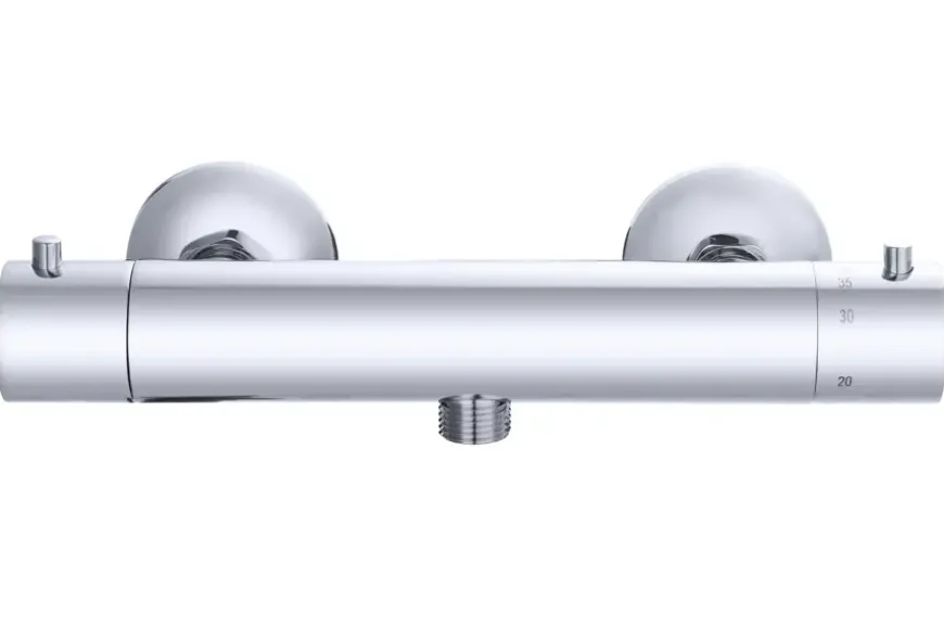 Atlantic thermostatische douchekraan Oscar chroom 15 cm