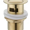 Afvoerbuizen & Hulpstukken > Atlantic wastafelafvoerplug Click pop-up goud