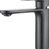 Atlantic wastafelkraan Iven gun metal