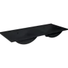 Atlantic wastafel Kyra zwart keramiek 120 cm