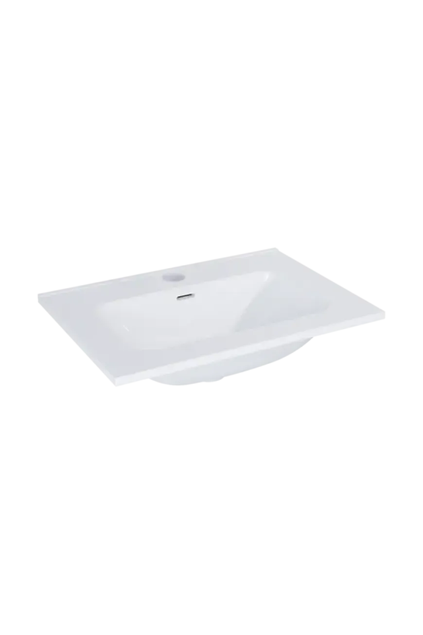 Atlantic wastafel Skappa wit keramiek 60 cm