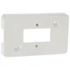 Kabelgoten > Attema montageplaat dubbel leidinggootsysteem K25 wit