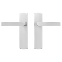 Deurbeslag Binnendeur|Deurklinken > AXA deurkrukset Curve Blok aluminium blindschild