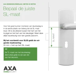 Deurbeslag Binnendeur|Deurklinken > AXA deurkrukset Curve Blok zwart blindschild klaviersleutel