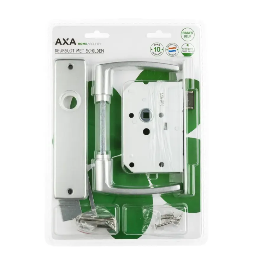 Deursloten|Cilinders > AXA Insteekslot loopslot set compleet met langschild