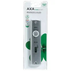 Deurbeslag Binnendeur|Deurbeslag Binnen > AXA langschild binnendeur aluminium kruk/sleutel 55 mm