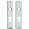 Deurbeslag Binnendeur|Deurbeslag Binnen > AXA langschild binnendeur kruk/cilinder aluminium 55 mm