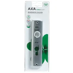 Deurbeslag Binnendeur|Deurbeslag Binnen > AXA langschild binnendeur kruk/cilinder aluminium 55 mm