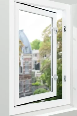Raambeslag|Raamsluiting > AXA Raamsluiting design met nok links aluminium