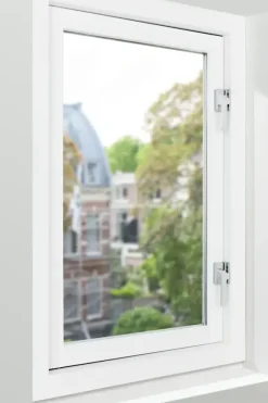 Raambeslag|Raamsluiting > AXA Raamsluiting design met nok links aluminium