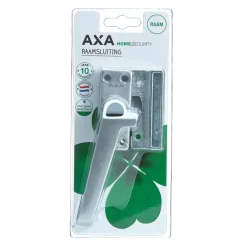 Raambeslag|Raamsluiting > AXA raamsluiting met drukknop links aluminium buitendraaiend