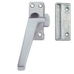 Raambeslag|Raamsluiting > AXA Raamsluiting met drukknop links aluminium