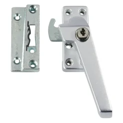 Raambeslag|Raamsluiting > AXA raamsluiting met slot SKG 1-ster rechts aluminium buitendraaiend