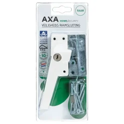 Raambeslag|Raamsluiting > AXA raamsluiting met slot SKG 1-ster links wit buitendraaiend
