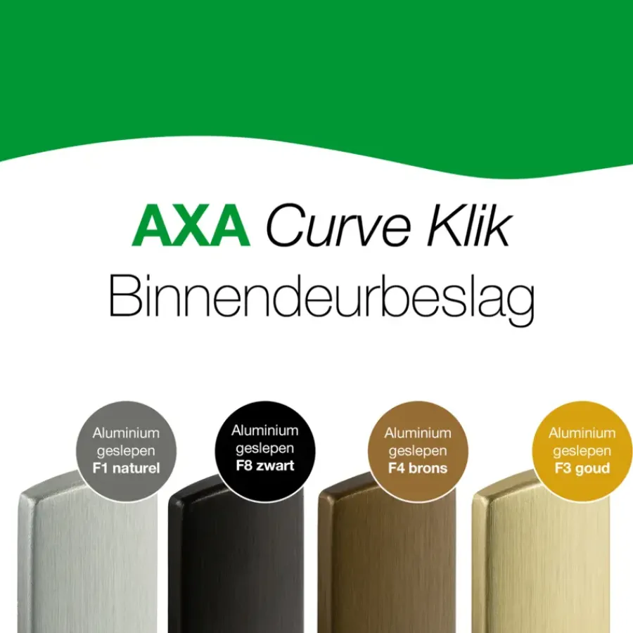 Deurbeslag Binnendeur|Deurbeslag Binnen > AXA Rozet voor binnendeur loopslot zwart