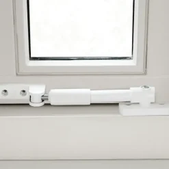 AXA telescopische raamuitzetter wit 20 cm buitendraaiend