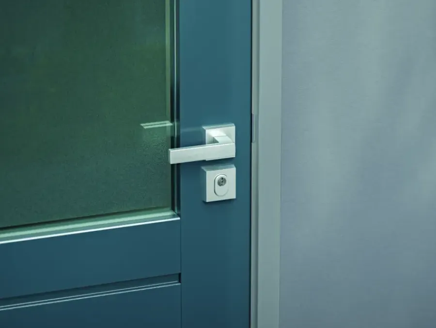 Deurbeslag Buitendeur|Deurklinken > AXA veiligheidsbeslag Edge achterdeur aluminium rozet met SKG 3-sterren