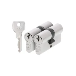 Cilinders|Cilinders > AXA veiligheidscilinder security 30-30mm SKG** gelijksluitend 2 stuks