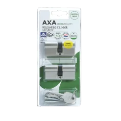Cilinders|Cilinders > AXA veiligheidscilinder security 30-30mm SKG** gelijksluitend 2 stuks