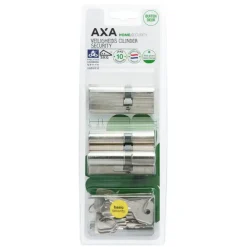 Cilinders|Cilinders > AXA veiligheidscilinder security 30-45mm SKG** gelijksluitend 3 stuks