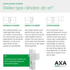 Cilinders|Cilinders > AXA veiligheidscilinder security 30-30mm SKG**