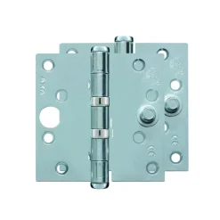 Scharnieren|Deurscharnieren > AXA veiligheidsscharnier kogellager SKG 3-sterren verzinkt 89x89 mm - 2 stuks