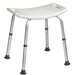 Basic douchestoel zitting 51x31 cm H= 38-55 cm 100 kg
