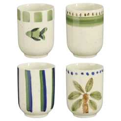 Beker groen - h9,5xd7cm