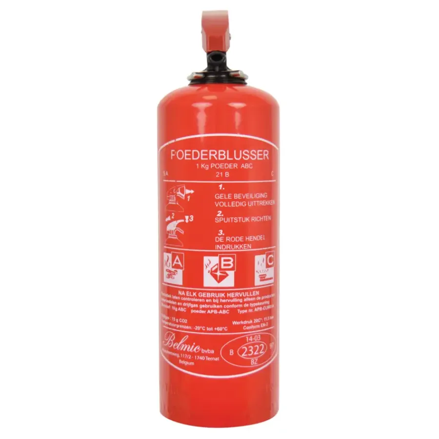 Brandblussers > Geen Belmic Brandblusser A/B/C 1KG