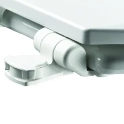 Bemis Chicago wc bril hout wit met softclose en quick release