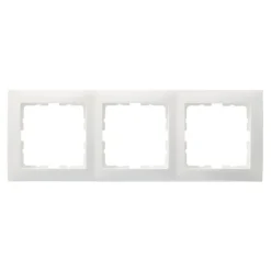 Afdekramen|Inbouw Schakelmateriaal > Berker S.1 afdekraam 3-voudig wit