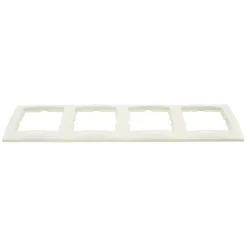 Afdekramen|Inbouw Schakelmateriaal > Berker S.1 Afdekraam 4-Voudig Wit