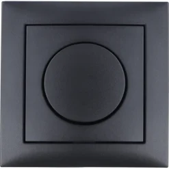 Dimmers|Inbouw Schakelmateriaal > Berker S.1 Centraalplaat met Dimmerknop antraciet
