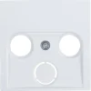 Inbouw Schakelmateriaal|Opbouw Schakelmateriaal > Berker S1 Centraalplaat Radio/TV Wit