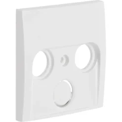 Inbouw Schakelmateriaal|Opbouw Schakelmateriaal > Berker S1 Centraalplaat Radio/TV Wit