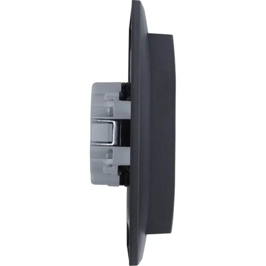 Inbouw Schakelmateriaal|Stopcontacten & Overige Contactdozen > Berker S.1 Dubbel Geaard Stopcontact antraciet
