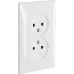 Inbouw Schakelmateriaal|Stopcontacten & Overige Contactdozen > Berker S.1 Dubbel Stopcontact Wit