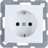 Inbouw Schakelmateriaal|Stopcontacten & Overige Contactdozen > Berker S.1 Enkel Geaard Stopcontact Wit