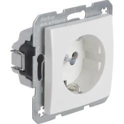 Inbouw Schakelmateriaal|Stopcontacten & Overige Contactdozen > Berker S.1 Enkel Geaard Stopcontact Wit
