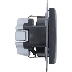 Inbouw Schakelmateriaal|Stopcontacten & Overige Contactdozen > Berker S.1 enkel geaard stopcontact antraciet